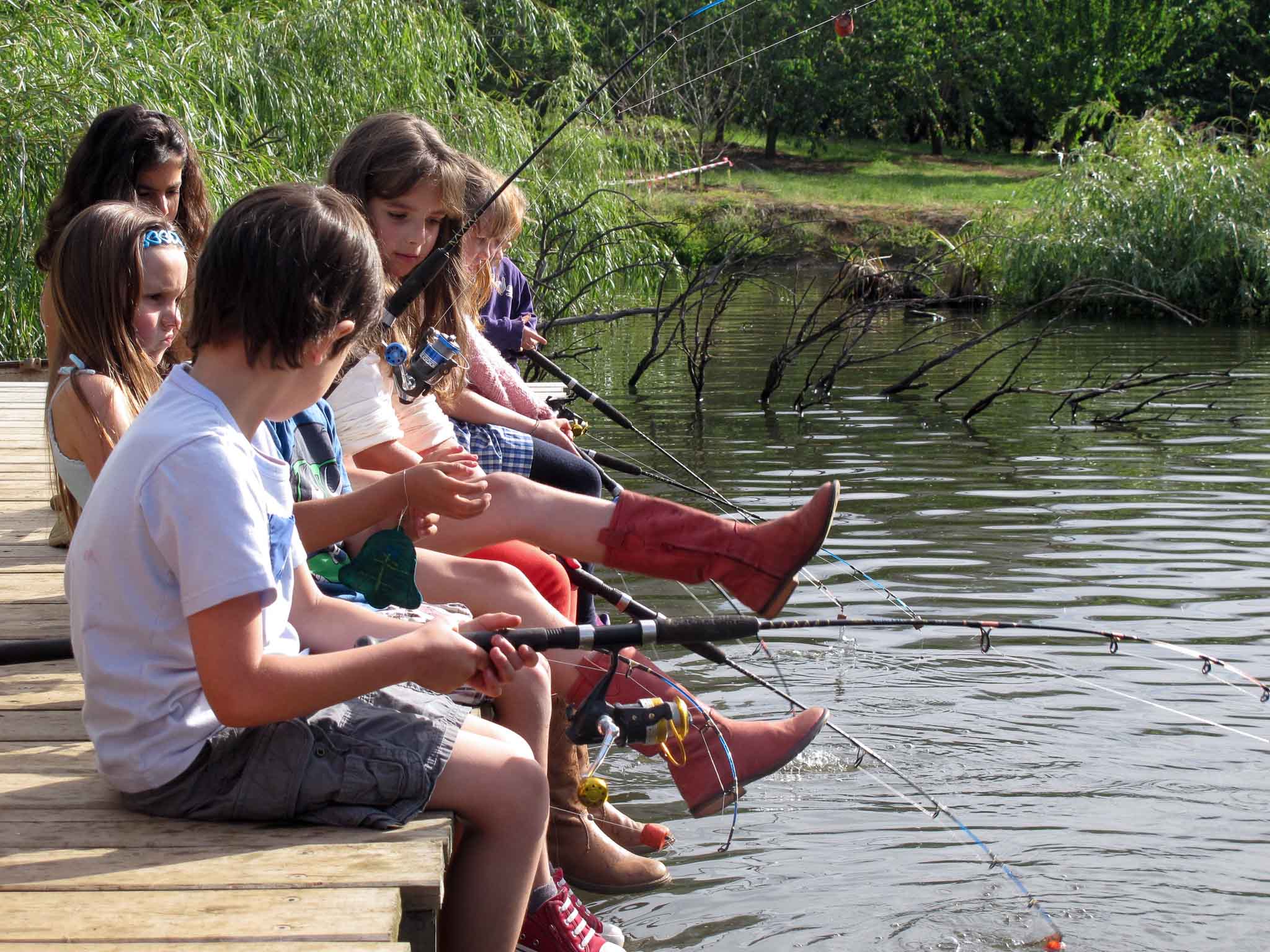 Teach a child how to fish - Love the Peninsula