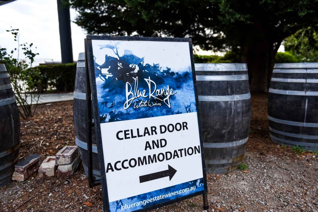 cellar door signage